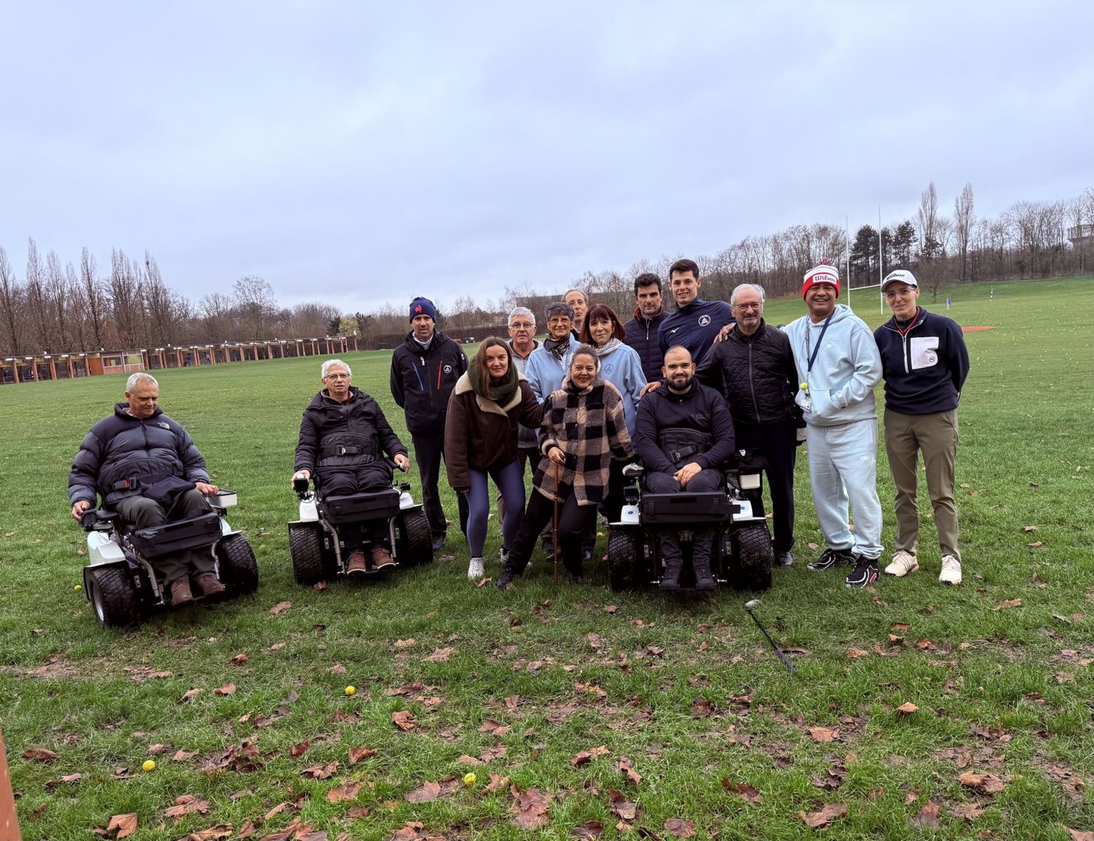 ⛳️ Dernière séance de l’année pour nos paragolfeurs au Golf de Jardy.