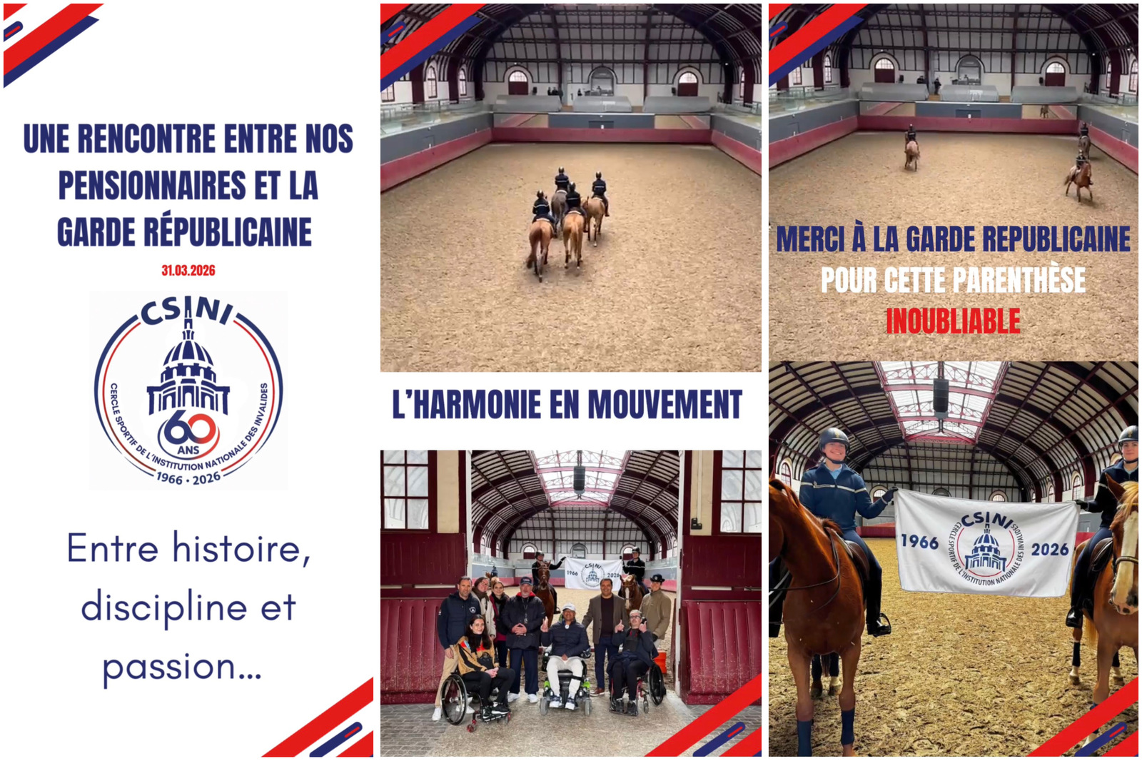 Une immersion au cœur de la Garde républicaine pour les pensionnaires