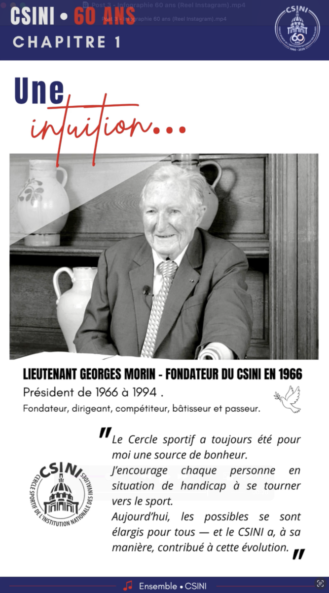 CSINI 60 ANS • 01  # Une intuition