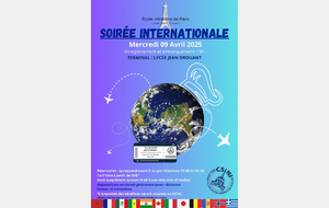 ⭕️ 9 avril • Soirée caritative au profit du CSINI ⭕️