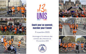🕊️ 13Unis • Courir pour se souvenir , marcher pour l’avenir •