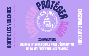 💜 25 novembre – Journée internationale pour l’élimination de la violence faites aux femmes