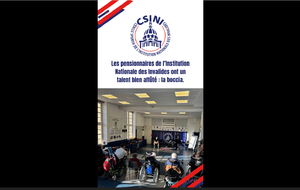 Les pensionnaires de l’Institution Nationale des Invalides ont un talent bien affûté : la boccia.