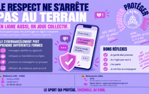 CYBERHARCÈLEMENT : LE RESPECT NE S’ARRÊTE PAS AU TERRAIN