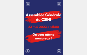 Assemblée Générale du CSINI
