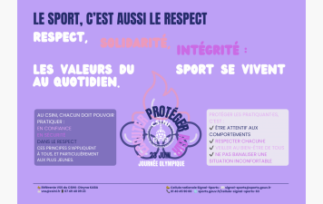Journée olympique, le CSINI rappelle les valeurs du sport
