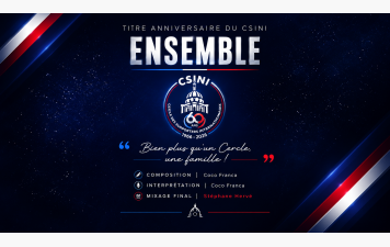 « Ensemble », le titre anniversaire des 60 ans du CSINI