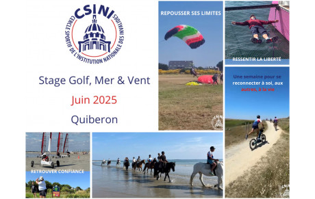 Stage “Golf, Mer et Vent” 
