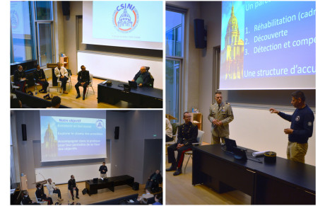 ⭕️ Intervention du CSINI, de Stéphane Colin et de Marie Patouillet au colloque de la journée handisport de l’X, l’École Polytechnique