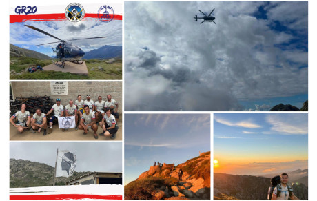 ⭕️ RAID DU CERCLE : GR20 SENTIER DE RESILIENCE  🙏 MERCI À NOS PARTENAIRES 2️⃣ Gendarmerie – Section aérienne &amp; PGHM