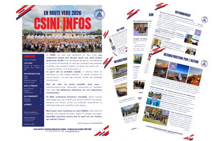 CSINI Infos ➡️ En route vers 2026 !