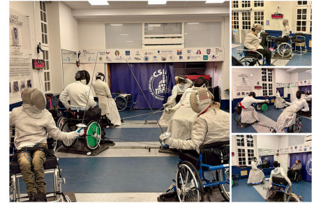 Escrime fauteuil au CSINI : la précision comme terrain commun