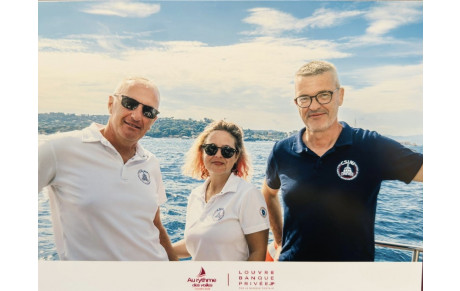 Aux Voiles de Saint-Tropez, un retour en mer chargé de sens pour Cyril