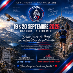 Ils se mobilisent pour nos 60 ans : deux jours de trail à Barèges